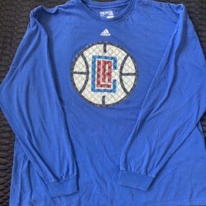 LA Clippers Long sleeve Adidas T shirt 2XL